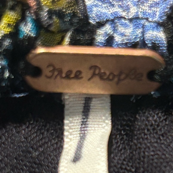 NWOT Free People Pennie Mini Dress in Black Floral (Size Large) - Picture 13 of 13